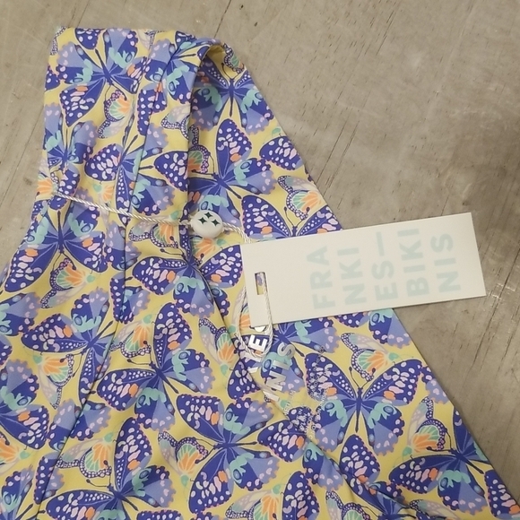 💕FRANKIE'S BIKINIS💕 Gavin Cheeky Bikini BOTTOM ~ Monarch Butterflies M NWT - Picture 7 of 11